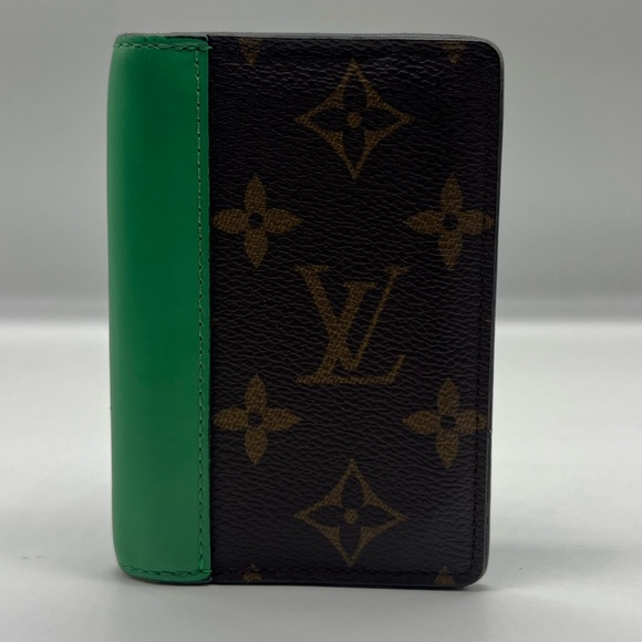 Louis Vuitton Classic Monogram and Green Pocket Organizer - Picture 6 of 7